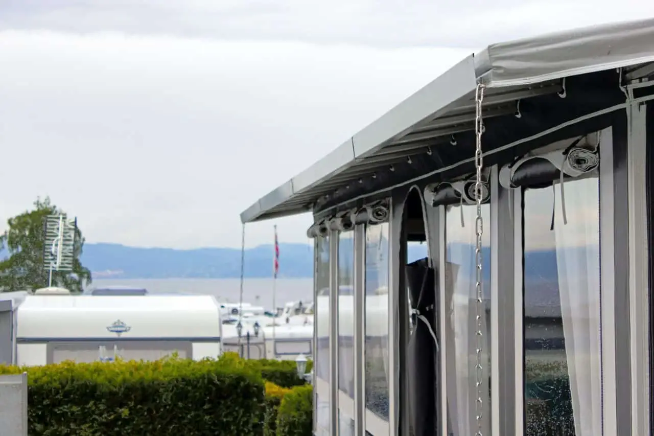 Eurotents Hängränna från sidan